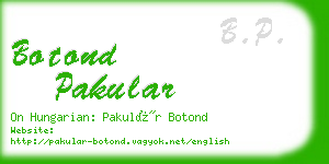 botond pakular business card